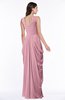 Mature Short Sleeve Chiffon Floor Length Pleated Plus Size Bridesmaid Dresses