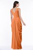 Mature Short Sleeve Chiffon Floor Length Pleated Plus Size Bridesmaid Dresses