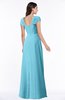 Mature A-line Sweetheart Short Sleeve Zip up Floor Length Plus Size Bridesmaid Dresses