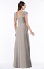 Mature A-line Sweetheart Short Sleeve Zip up Floor Length Plus Size Bridesmaid Dresses