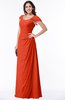 Mature A-line Sweetheart Short Sleeve Zip up Floor Length Plus Size Bridesmaid Dresses