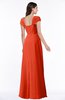 Mature A-line Sweetheart Short Sleeve Zip up Floor Length Plus Size Bridesmaid Dresses