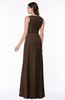 Modest A-line V-neck Zip up Floor Length Ruching Plus Size Bridesmaid Dresses