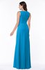 Modest A-line V-neck Zip up Floor Length Ruching Plus Size Bridesmaid Dresses
