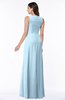 Modest A-line V-neck Zip up Floor Length Ruching Plus Size Bridesmaid Dresses