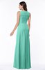Modest A-line V-neck Zip up Floor Length Ruching Plus Size Bridesmaid Dresses