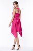 Plain V-neck Sleeveless Half Backless Ribbon Plus Size Bridesmaid Dresses