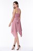 Plain V-neck Sleeveless Half Backless Ribbon Plus Size Bridesmaid Dresses