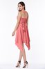 Plain V-neck Sleeveless Half Backless Ribbon Plus Size Bridesmaid Dresses