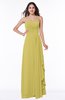 Mature A-line Sleeveless Chiffon Floor Length Bridesmaid Dresses