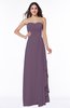 Mature A-line Sleeveless Chiffon Floor Length Bridesmaid Dresses