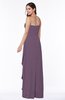 Mature A-line Sleeveless Chiffon Floor Length Bridesmaid Dresses