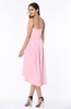 Informal A-line Sleeveless Half Backless Asymmetric Bridesmaid Dresses