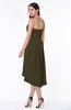 Informal A-line Sleeveless Half Backless Asymmetric Bridesmaid Dresses
