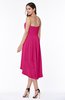 Informal A-line Sleeveless Half Backless Asymmetric Bridesmaid Dresses