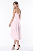 Informal A-line Sleeveless Half Backless Asymmetric Bridesmaid Dresses