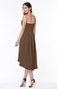Informal A-line Sleeveless Half Backless Asymmetric Bridesmaid Dresses