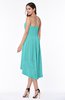 Informal A-line Sleeveless Half Backless Asymmetric Bridesmaid Dresses
