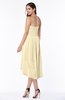 Informal A-line Sleeveless Half Backless Asymmetric Bridesmaid Dresses