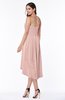 Informal A-line Sleeveless Half Backless Asymmetric Bridesmaid Dresses