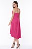 Informal A-line Sleeveless Half Backless Asymmetric Bridesmaid Dresses