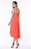 Informal A-line Sleeveless Half Backless Asymmetric Bridesmaid Dresses