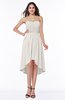 Informal A-line Sleeveless Half Backless Asymmetric Bridesmaid Dresses