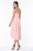 Informal A-line Sleeveless Half Backless Asymmetric Bridesmaid Dresses