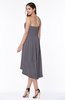 Informal A-line Sleeveless Half Backless Asymmetric Bridesmaid Dresses