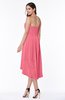 Informal A-line Sleeveless Half Backless Asymmetric Bridesmaid Dresses