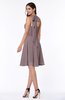 Cute Halter Sleeveless Half Backless Mini Plus Size Bridesmaid Dresses