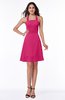 Cute Halter Sleeveless Half Backless Mini Plus Size Bridesmaid Dresses