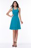 Cute Halter Sleeveless Half Backless Mini Plus Size Bridesmaid Dresses