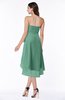 Romantic A-line Sleeveless Zip up Hi-Lo Ribbon Plus Size Bridesmaid Dresses