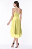 Romantic A-line Sleeveless Zip up Hi-Lo Ribbon Plus Size Bridesmaid Dresses