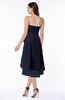 Romantic A-line Sleeveless Zip up Hi-Lo Ribbon Plus Size Bridesmaid Dresses