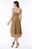Romantic A-line Sleeveless Zip up Hi-Lo Ribbon Plus Size Bridesmaid Dresses