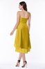 Romantic A-line Sleeveless Zip up Hi-Lo Ribbon Plus Size Bridesmaid Dresses