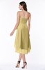Romantic A-line Sleeveless Zip up Hi-Lo Ribbon Plus Size Bridesmaid Dresses