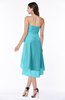 Romantic A-line Sleeveless Zip up Hi-Lo Ribbon Plus Size Bridesmaid Dresses