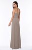 Traditional Strapless Zip up Chiffon Floor Length Plus Size Bridesmaid Dresses