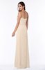 Traditional Strapless Zip up Chiffon Floor Length Plus Size Bridesmaid Dresses