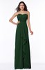Traditional Strapless Zip up Chiffon Floor Length Plus Size Bridesmaid Dresses