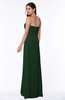 Traditional Strapless Zip up Chiffon Floor Length Plus Size Bridesmaid Dresses