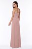Traditional Strapless Zip up Chiffon Floor Length Plus Size Bridesmaid Dresses
