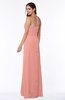Traditional Strapless Zip up Chiffon Floor Length Plus Size Bridesmaid Dresses