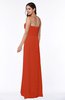 Traditional Strapless Zip up Chiffon Floor Length Plus Size Bridesmaid Dresses