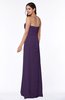 Traditional Strapless Zip up Chiffon Floor Length Plus Size Bridesmaid Dresses