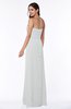 Traditional Strapless Zip up Chiffon Floor Length Plus Size Bridesmaid Dresses