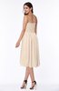 Cute Strapless Sleeveless Zipper Chiffon Hi-Lo Plus Size Bridesmaid Dresses